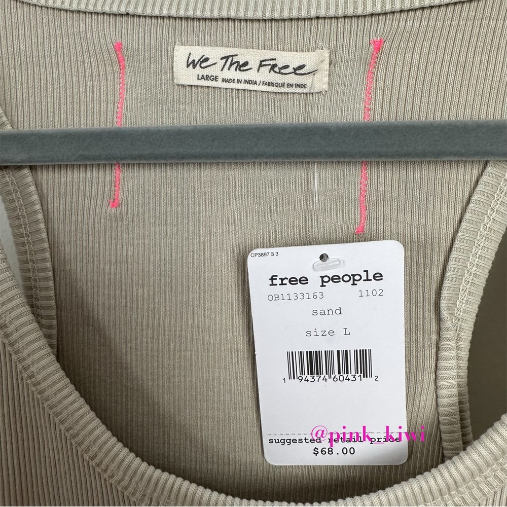 ⬇️REDUCED❗️Free People We The Free Great Expectations Tank Top - Picture 9 of 9